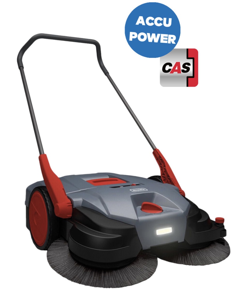 Wide area sweeper for leaves and trash