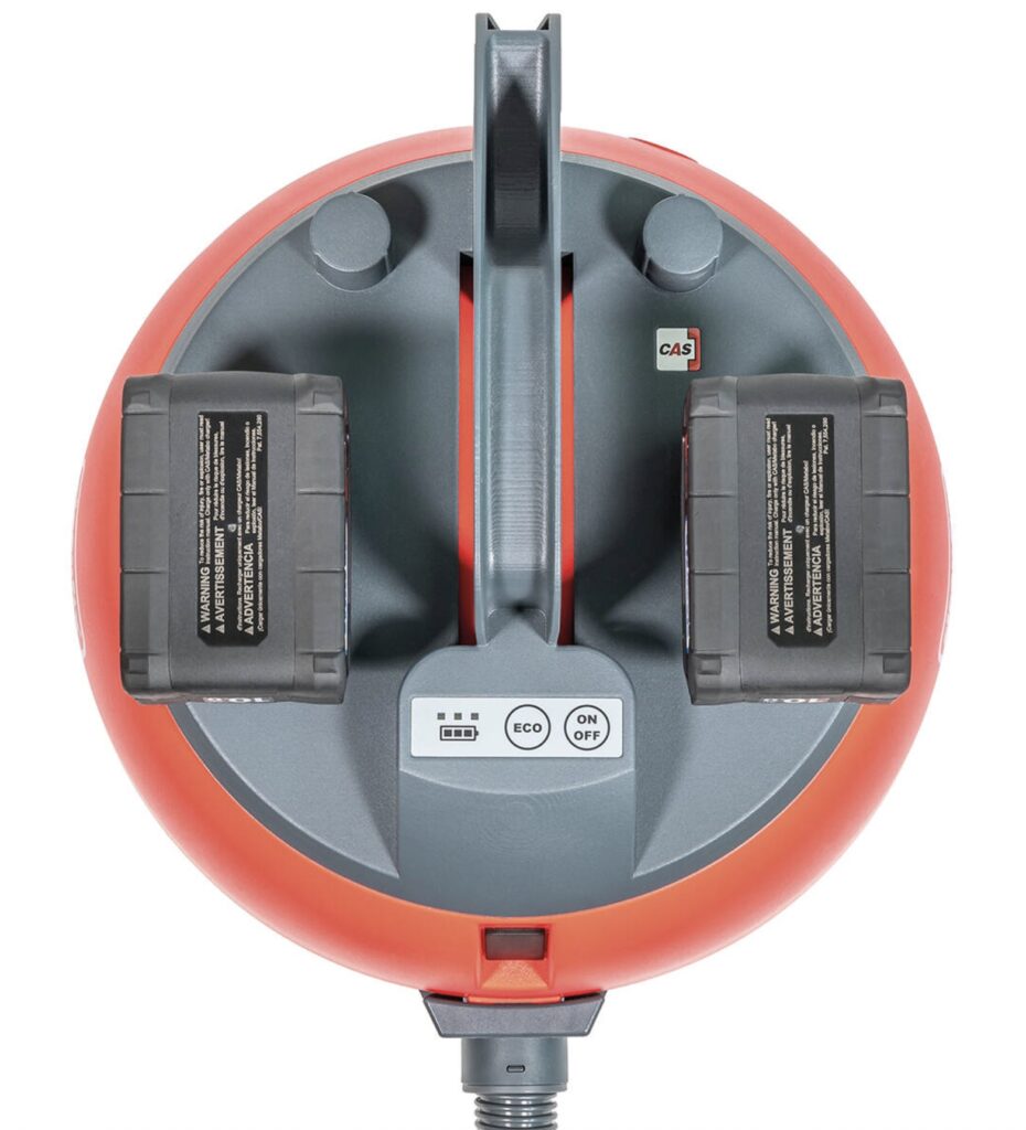Top view of the Cleanfix S10 vacuum