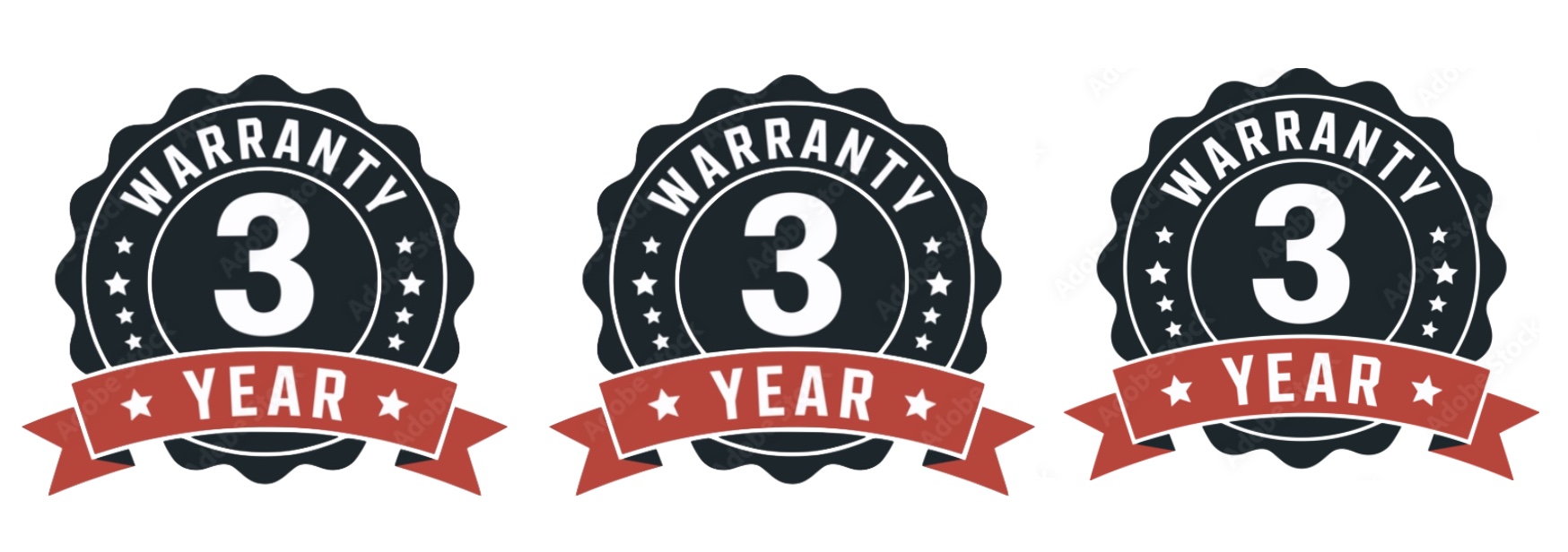 Three Year Warranty logo
